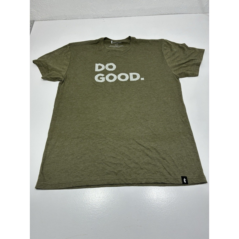 Cotopaxi DO GOOD Olive Green Basic Men T-Shirt Short Sleeves Crewneck